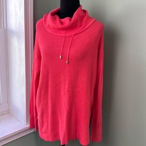 Jones, New York coral sweater medium